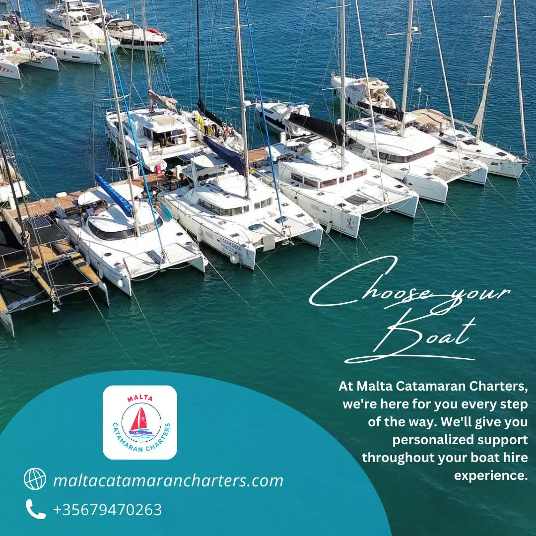 Contact Malta Catamaran Charters for Malta private boat